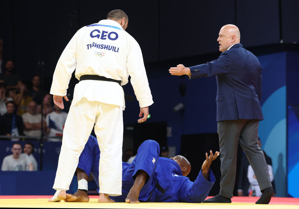Judo : le Géorgien Tushishvili a été disqualifié des JO pour son "comportement antisportif" contre Teddy Riner