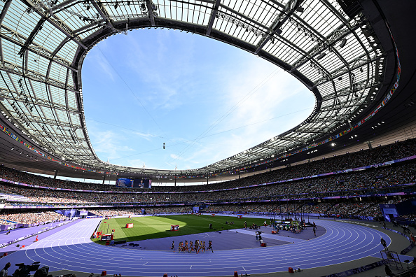 Le stade de France, à Saint-Denis.  (MARTIN BERNETTI/AFP via Getty Images)