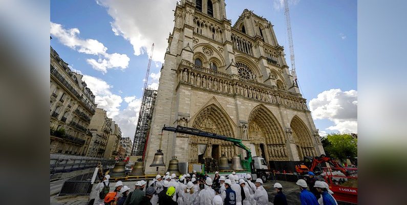 Notre-Dame, le 12 septembre 2024. (ED JONES/AFP via Getty Images)