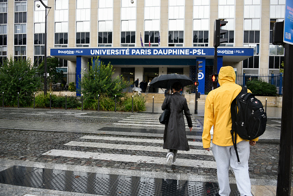 L'université Paris Dauphine, à côté du bois de Boulogne, à Paris, le 26 septembre 2024.   (MAGALI COHEN/Hans Lucas/AFP via Getty Images)