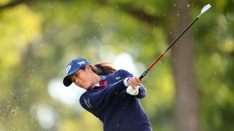 La golfeuse française Céline Boutier s'est imposée dimanche lors de l'Aramco Team Series, à Shenzhen (Chine), remportant son premier tournoi depuis un an. (Photo : Alex Slitz/Getty Images)