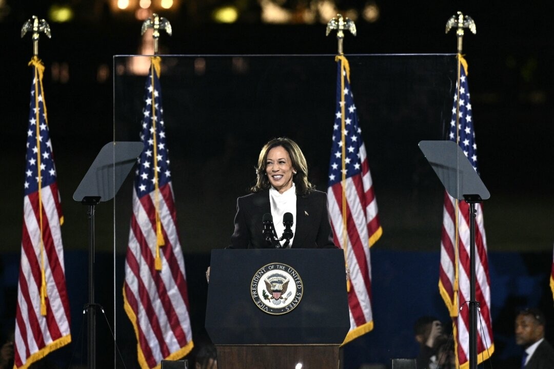 Kamala Harris fait son dernier discours à Washington