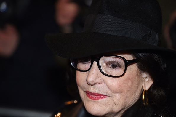 Nana Mouskouri à Paris, le 22 janvier 2020. (Photo LUCAS BARIOULET/AFP via Getty Images)