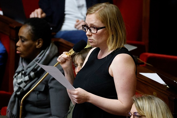 La députée LFI Ersilia Soudais. (LUDOVIC MARIN/AFP via Getty Images)