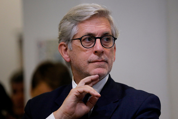 Frédéric Valletoux (Horizons), ancien ministre de la Santé et membre de la coalition gouvernementale. (IAN LANGSDON/AFP via Getty Images)