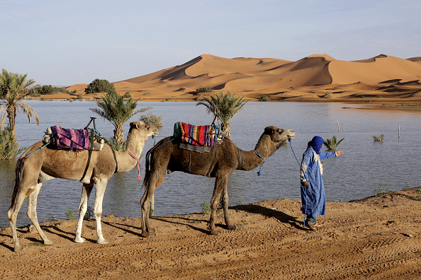 "Un don du ciel" : des pluies torrentielles ont redonné vie à des lacs asséchés dans le sud-est du Maroc