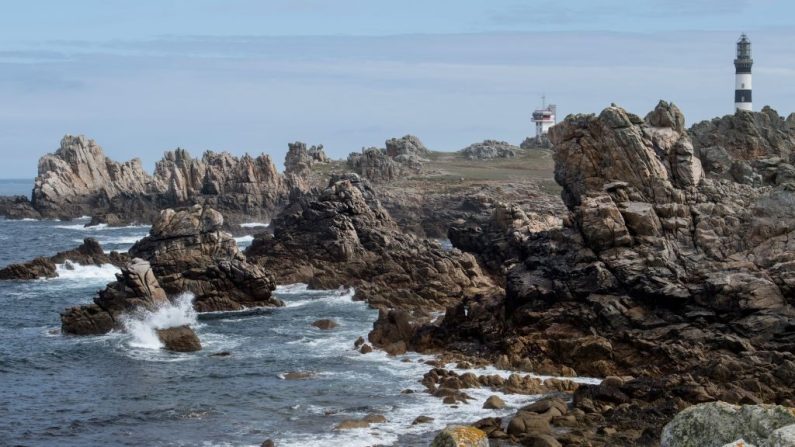 L'île d'Ouessant, la plus grande des îles du Finistère, au large de la Bretagne, dans l'ouest de la France (FRED TANNEAU/AFP via Getty Images).