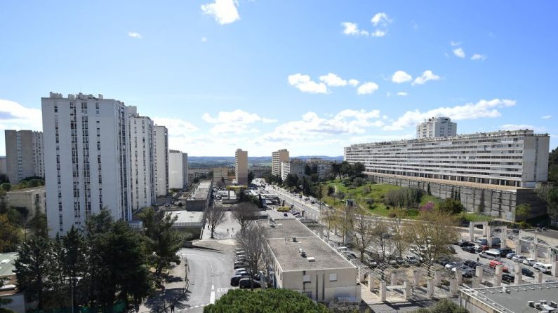 Le quartier de Pissevin à Nîmes. (Photo : SYLVAIN THOMAS/AFP via Getty Images)