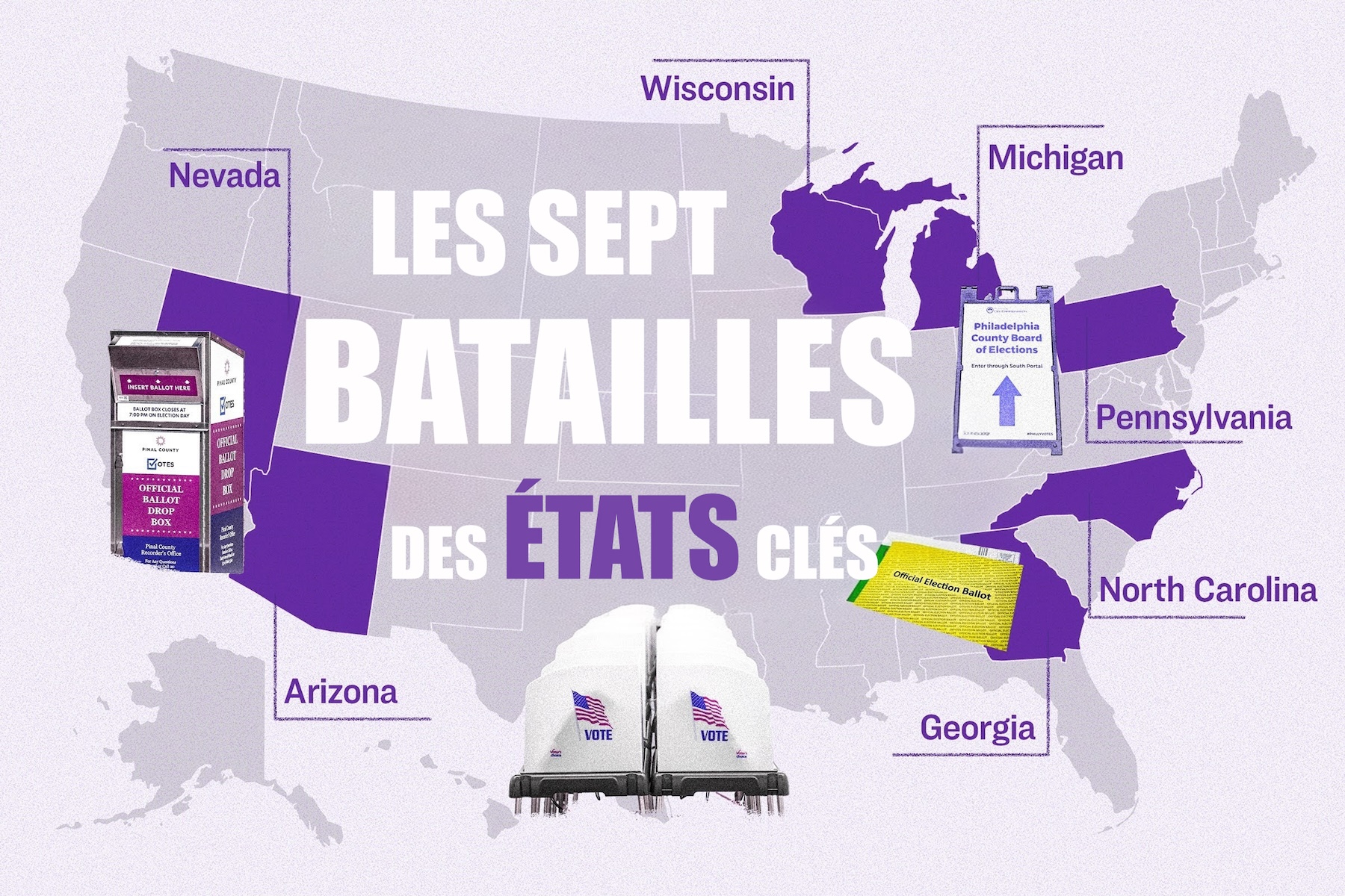 États-Unis : comment les sept États clés compteront les votes et publieront les résultats des élections