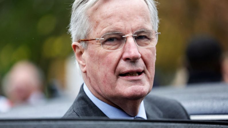 Le Premier ministre français Michel Barnier, le 19 novembre 2024. (STEPHANE DE SAKUTIN/AFP via Getty Images)