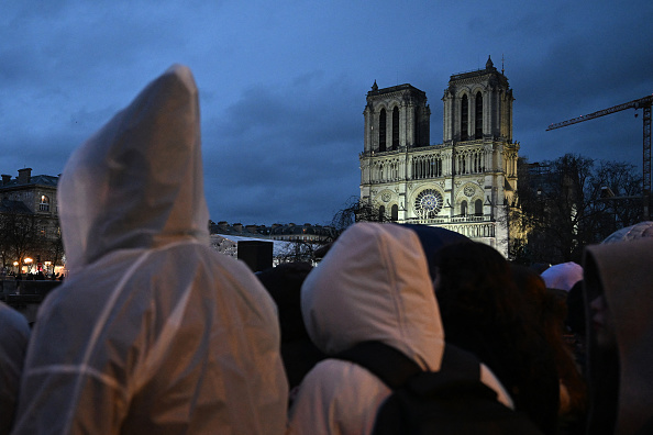 Réouverture de Notre-Dame de Paris le 7 décembre 2024. (Photo GREGOIRE CAMPIONE/AFP via Getty Images)