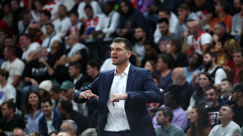 Le Paris Basketball est en ce moment insubmersible: vainqueurs de Monaco (111-104 après prolongation). Les Parisiens signent une 14e victoire de suite toutes compétitions confondues. (Photo : ANNE-CHRISTINE POUJOULAT/AFP via Getty Images)