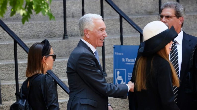 Charles Kushner assiste aux funérailles d'Ivana Trump à l'église catholique romaine St. Vincent Ferrer à New York, le 20 juillet 2022. (Michael M. Santiago/Getty Images)