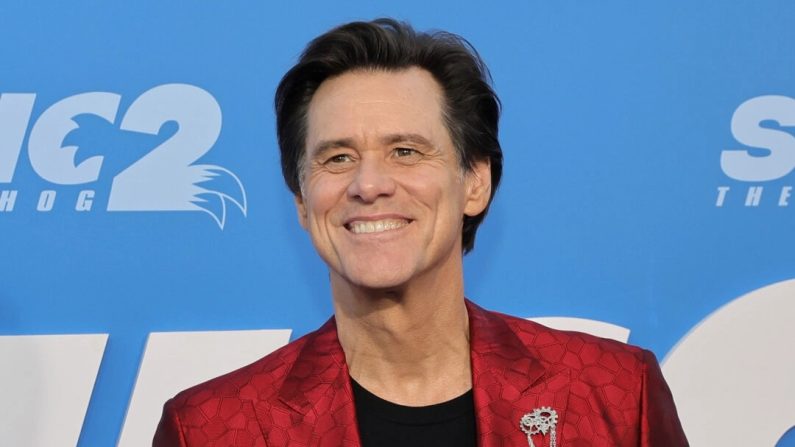 Jim Carrey assiste à la première de « Sonic The Hedgehog 2 » à Los Angeles le 5 avril 2022. (Kevin Winter/Getty Images)