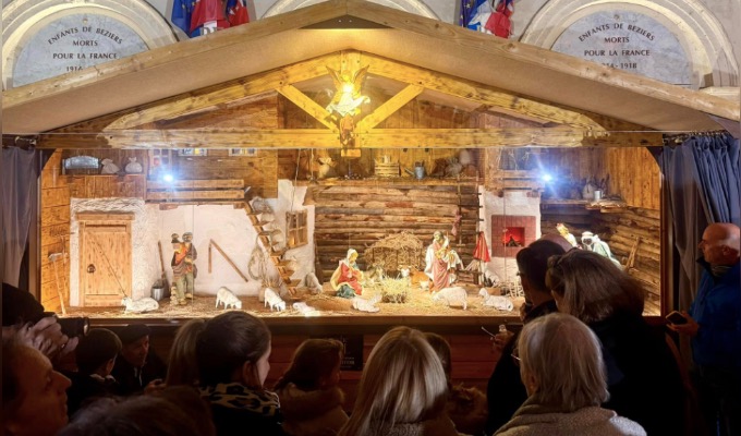 Inauguration de la crèche de Béziers le 30 novembre 2024. (Photo : Ville de Béziers/Facebook)