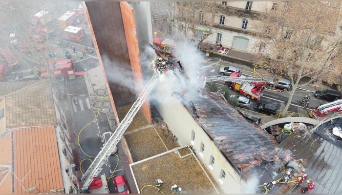 Le feu s'est déclenché soudainement dans la matinée. (Photo : Préfecture de l'Hérault/X)