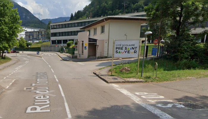 Le lycée Pré Saint-Sauveur, à Saint-Claude (Jura). (Capture d’écran Google Maps)