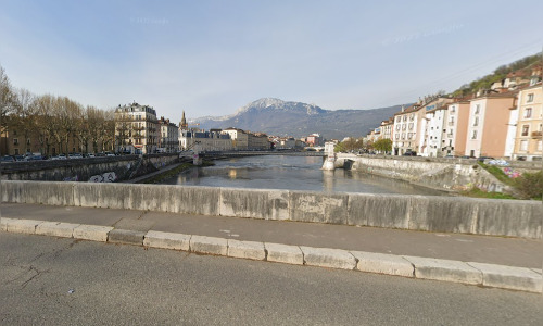 Le pont de la Citadelle, à Grenoble (Isère). (Capture d’écran Google Maps)