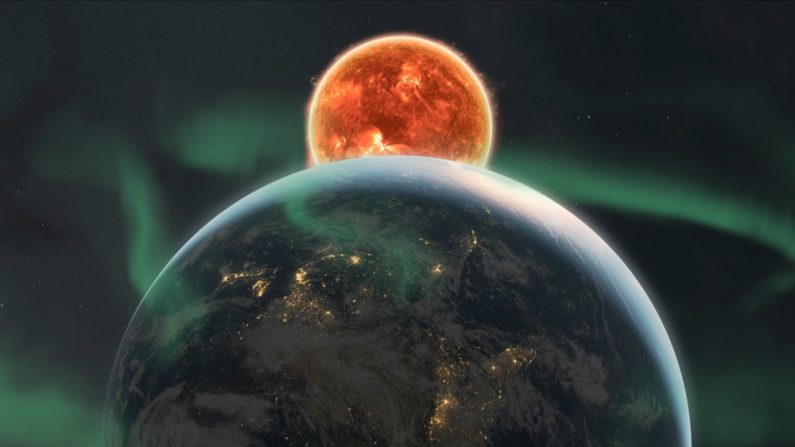 La Terre est sous la menace d'une grande tempête solaire. (Photo : Vadim Sadovski/Shutterstock)