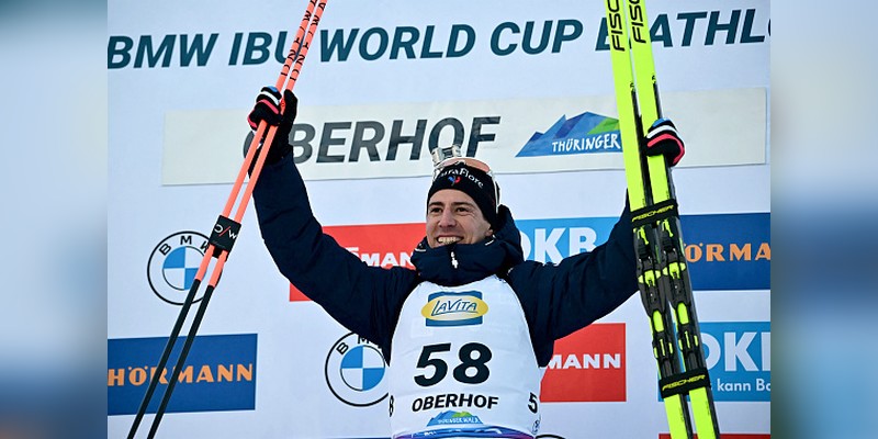 Biathlon, trois français sur le podium : Fillon Maillet remporte le sprint à Oberhof, suivi par Fabien Claude et Emilien Jacquelin