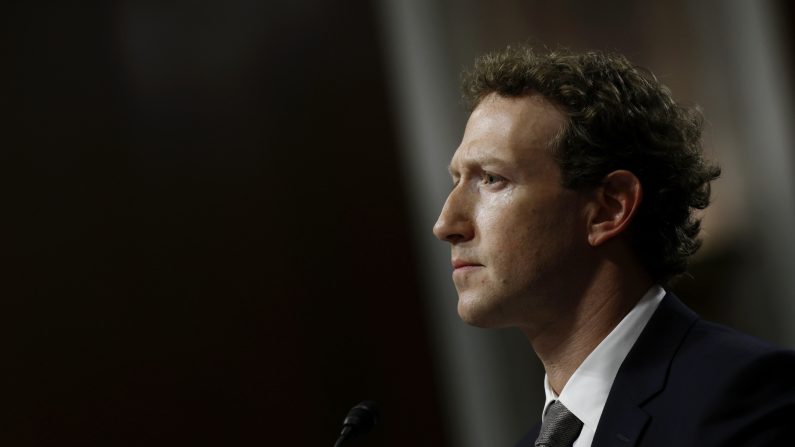 Mark Zuckerberg, PDG de Meta, le 31 janvier 2024 à Washington, DC. (Anna Moneymaker/Getty Images)