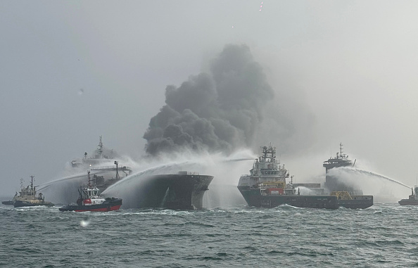 Blessés, pollution... ce que l'on sait de la collision entre un pétrolier et un cargo en mer du Nord